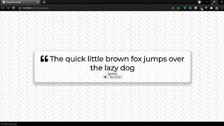 Quote Generator in JavaScript