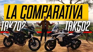 COMPARO la nueva BENELLI TRK 702 con su EXITOSA hermana BENELLI TRK 502 X ¿CUAL PREFIERES TU?