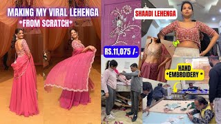 *VIRAL* Shaadi Outfit From Scratch 😍 Bridesmaid outfit in *BUDGET*