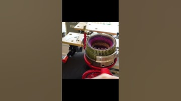 Sock Machine Shorties #handmade #knitting #sockmachine #satisfying #vlog