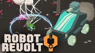 BULLET HELL ROBOT REVOLUTION! - ROBOT REVOLT screenshot 5