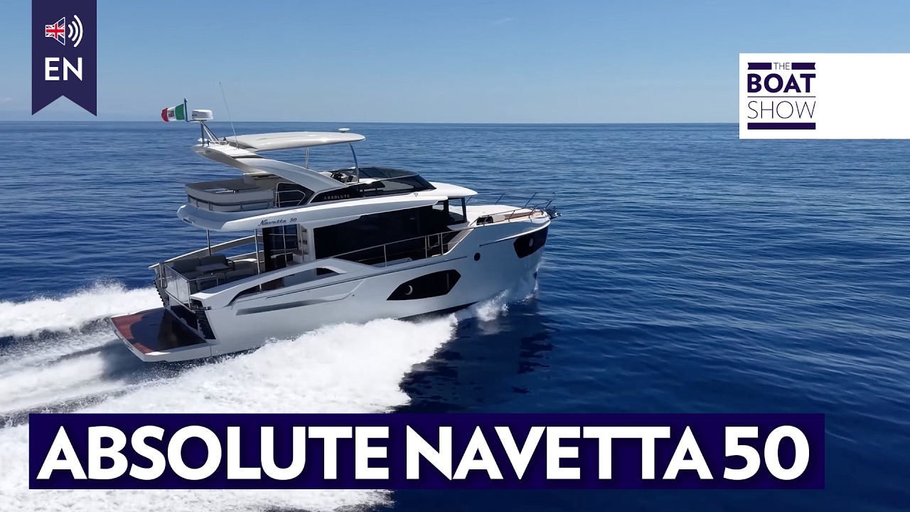 ⁣[ENG] ABSOLUTE NAVETTA 50: Full Yacht Tour and Sea Trial - The Boat Show