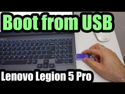 How to boot from USB (Lenovo Legion 5 Pro)