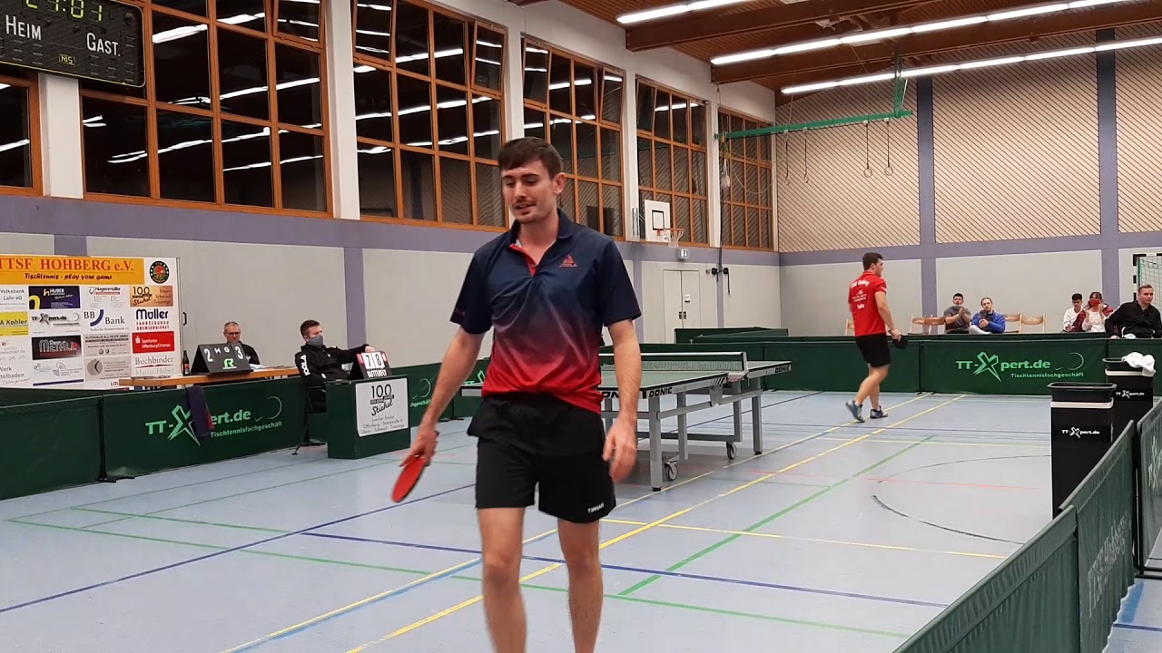 TTSF Hohberg 1 vs. TG Wallertheim - Herren Regionalliga - Spitz (6) vs. Naumann (5)