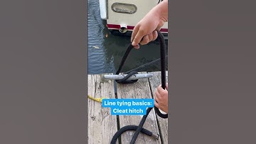 Tying a Cleat Hitch like a Pro in Under 10 seconds -- Simple Boating Knots.