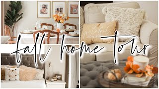 FALL DECOR HOME TOUR 2020 | Realistic Home Decorating Ideas + House Update Plans | Justine Marie