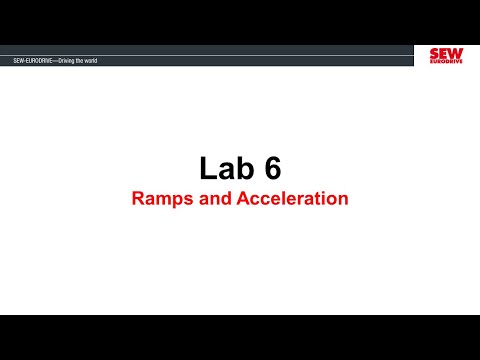 MOVIDRIVE B Training Session 6 - Lab 6 - Ramps and Acceleration