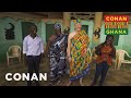 Conan & Sam Richardson Meet Ashanti Royalty | CONAN on TBS