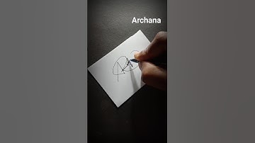 Archana || A Letter sign #shortvideo#shorts#youtubeshorts#signature#calligraphy#handwriting#viral