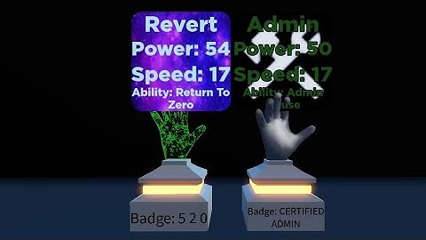 How to get Admin and Revert Glove - Slap Battles but bad (Roblox)
