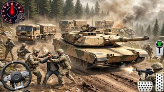 US Army Truck Simulator 3D - Military Cargo Army Offroad Truck 2026 - Andriod Gameplay screenshot 5