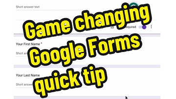 Google form tip for collecting only valid email addresses