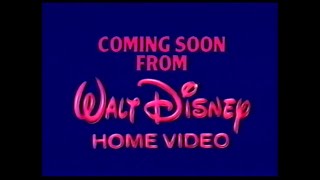 Walt Disney Home Video Logo Coming Soon Variant Rare 1992
