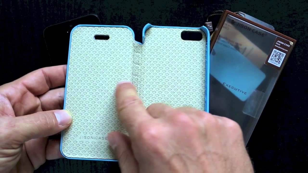 Jison Case Fashion Folio Case for iPhone 5 & 5S YouTube