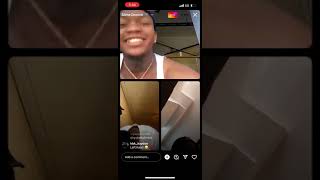 26AR, Ciggy Blacc & Rocko Ballin on IG Live mad at C Blu for doing a song with OMB Jaydee