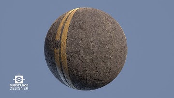 Substance Designer - Tarmac Road