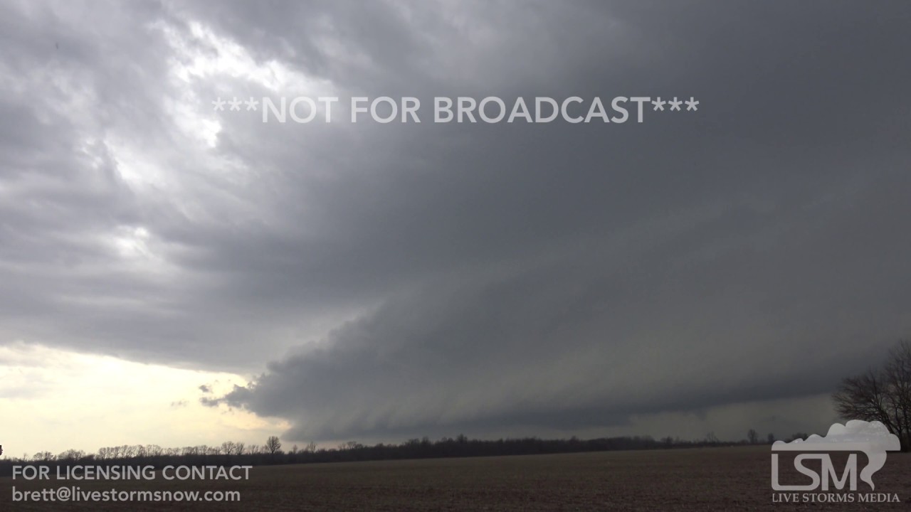 Chesterfield, Indiana tornado warning 03/30/17 YouTube