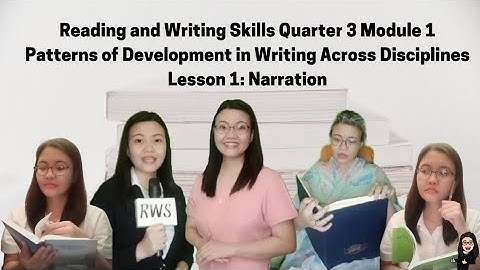 RWS Quarter 3 Module 1 Lesson 1 Narration