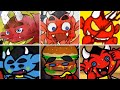 Evolution of Red in WarioWare Games (2004-2023)