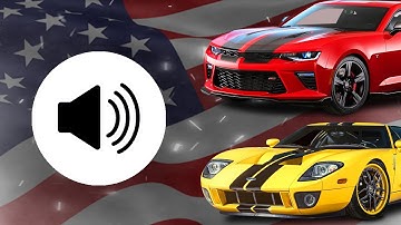 Guess The American Car by The Sound | Car Quiz