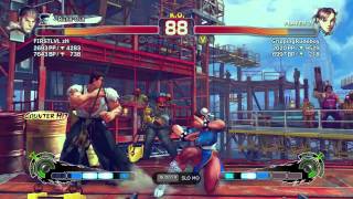 Super Street Fighter IV AE (PC): Ranked Match #79 - Ryu Vs Chun-li ~ RubeboyProductionsᴴᴰ