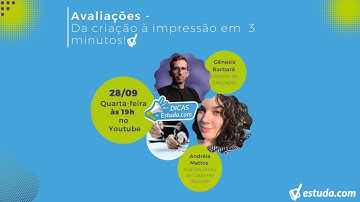 LIVE - Avaliações - Da criação à impressão em 3min