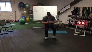 Squat Hold Alternating Reverse Lunge