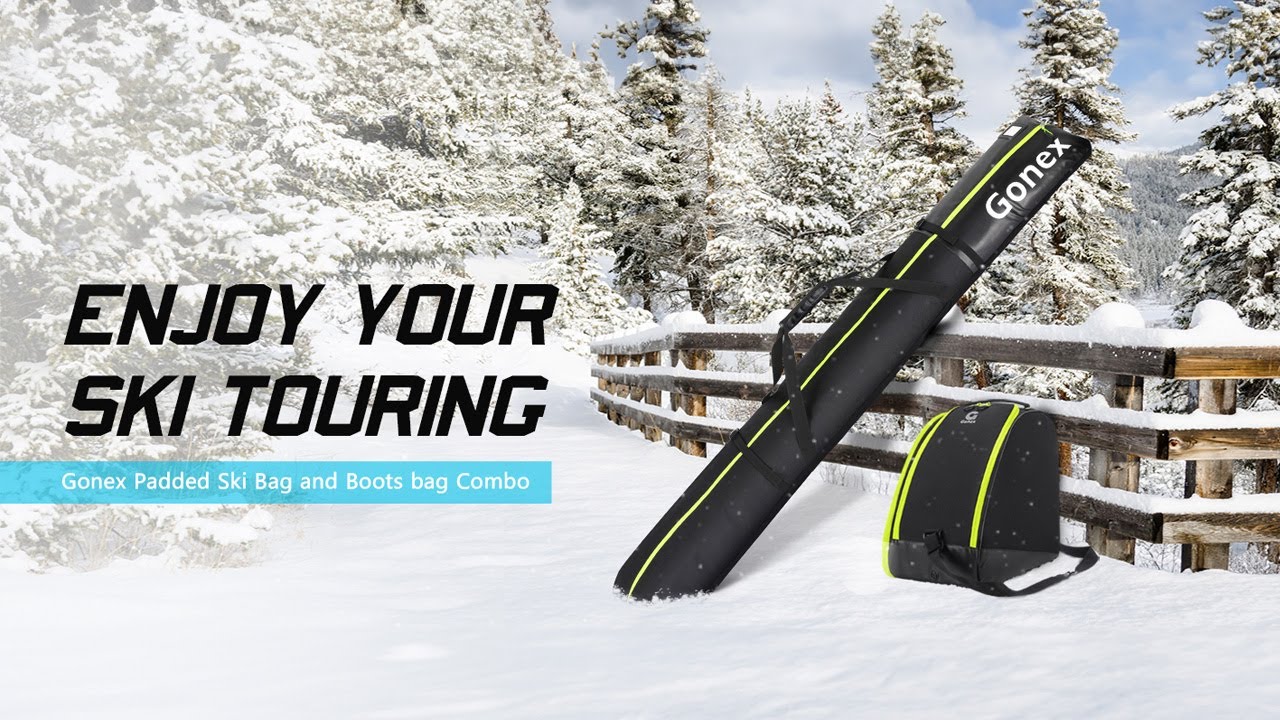Gonex Ski Bag and Boot Bag Transport and Protect Your Ski Gear YouTube