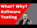 What is software testing and why do we test software