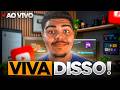 🔴 AO VIVO | VIVENDO DE THUMBNAIL | A VIDA do Desing para Criadores 🔥🔥