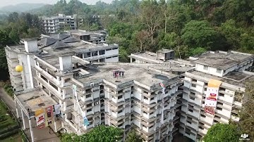 Chittagong university BBA faculty  birds eye view by drone