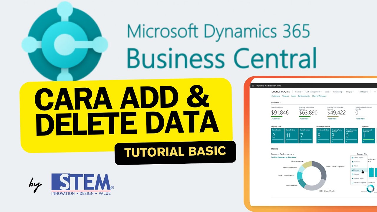 Microsoft Dynamics 365 ERP Tutorial Step by Step - Part 1 Cara ...