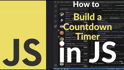 How to Build a Countdown Timer with JavaScript | Real-Time Timer Project with DOM & setInterval