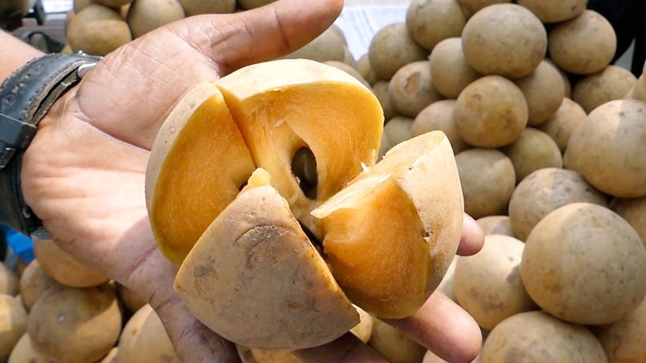 Never Seen Before || Amazing World Biggest Size Sapota  || KIKTV Network || Indian  Street Food | KikTV Network