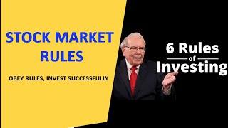 Master the Six Basic Rules of Investing | Warren Buffet’s 6 Rules Of Investing  | Rules of Investing