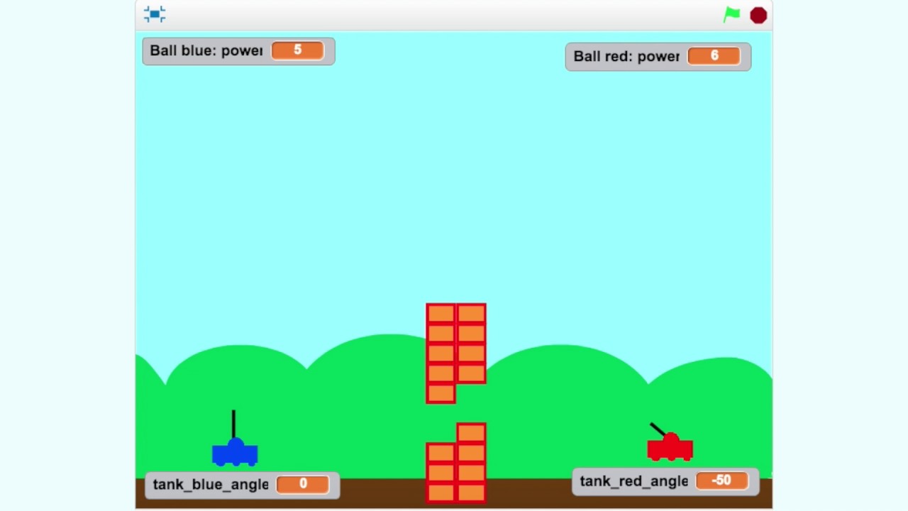 Tank Wars (made in Scratch) YouTube