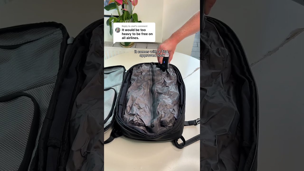 Travel Backpack With Vacuum Compression Travelbackpack