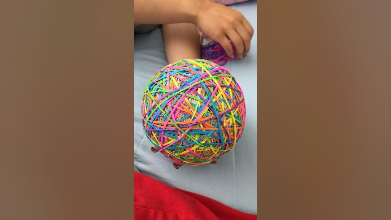 Colourful Elastic Band Ball YouTube