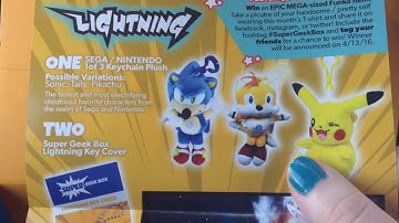 Super geek box 2016 March