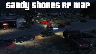 GTA 5 Online - Sandy Shores Sheriffs Station for Roleplay #3 (Fun Modded Capture)