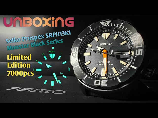 seiko monster black edition