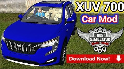 🔴How To Download Mahindra XUV 700 Mod For Bus Simulator Indonesia | Mahindra XUV 700 Mod For BUSSID