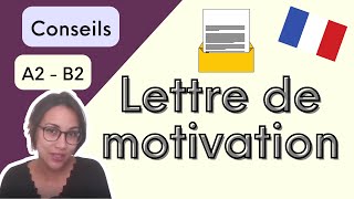 Lettre de motivation en français | Tips for cover letter in French | SUBTITLES | Intermediate French