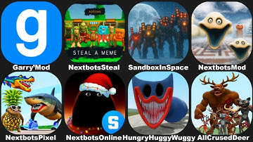 HUNGRY WORM in NEXTBOTS IN PLAYGROUND MOD Steal A Brainrot,SANDBOX IN SPACE,NEXTBOTS ONLINE,GMOD