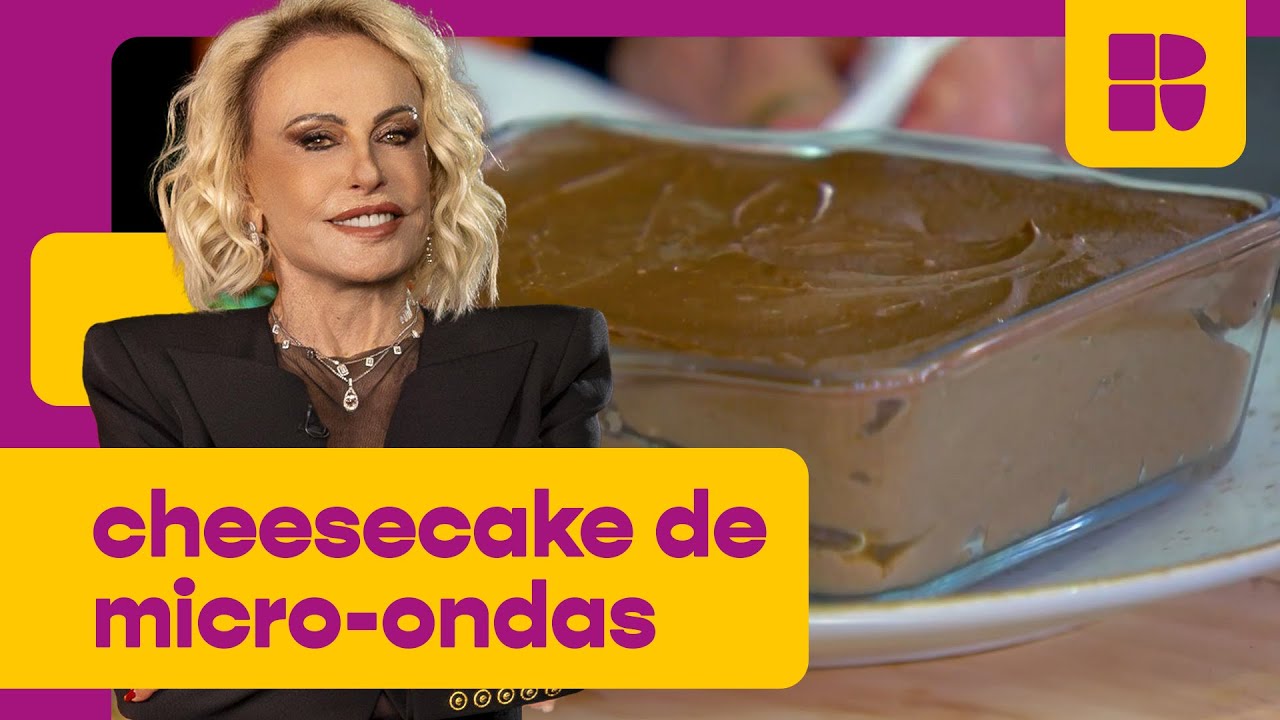 Um prático CHEESECAKE de MICRO-ONDAS da Ana Maria Braga, vem conferir! | Mais Você | Receitas
