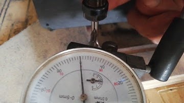 Spindle Runout test 1 on a Large CNC