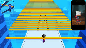 Big Satisfying Mobile Game Roof Rails Top Free Gameplay Walkthrough Android iOS Tiktok Kembogaming