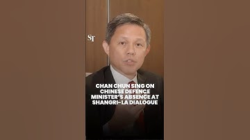 Chan Chun Sing on Chinese defence minister’s absence at Shangri-La Dialogue
