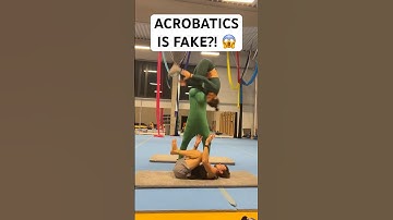 IS ACROBATICS FAKE?! 😱 #shorts #funny #acrobatics #tricks  #viralvideos #trend