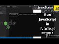 How to run JavaScript in Node.js || Programming in bangla